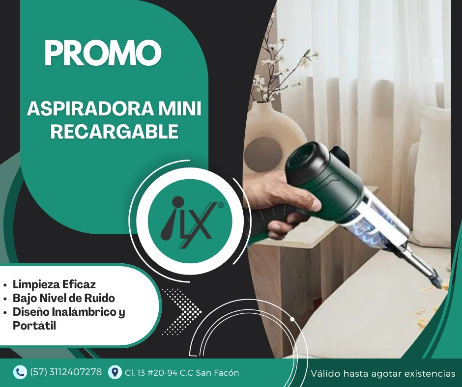 Miniatura 3 de Aspiradora Mini Recargable Inalámbrico